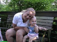 On The Bench With Mommy...