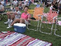 At The Miller Outdoor Theater....