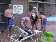 Putting On Some Swimming Diapers...